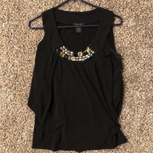 💥 3/$10!! Susan Lawrence Black Blouse Size Medium